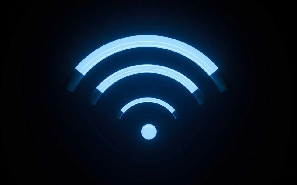 3d rendering, wifi symbol, concept background for the post Goodwe Inverter WiFi Reconnect Guide